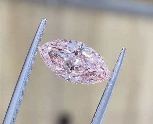 2.54ct सीवीडी लैब विकसित गुलाबी हीरे मार्किज शानदार कट प्रमाणित