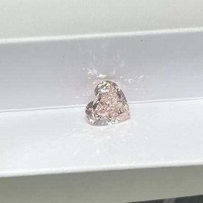 थोक हीरे सिंथेटिक गुलाबी प्रयोगशाला उगाया हीरा दिल के आकार 1.78ct
