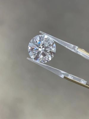 2.4ct आईजीआई प्रमाणित प्रयोगशाला में उगाया गया सीवीडी डायमंड कट गोल आकार