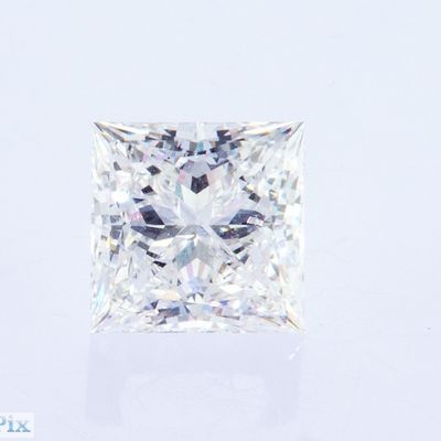 1-1.99ct राजकुमारी कट आईजीआई प्रमाणित प्रयोगशाला निर्मित सिंथेटिक सीवीडी हीरा कारखाने प्रत्यक्ष बिक्री
