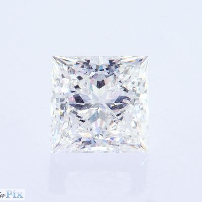 3.3ct प्रिंसेस कट लैब निर्मित सफेद हीरे आभूषण बनाने के लिए आईजीआई प्रमाणित