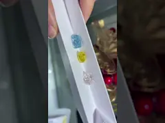 हल्की गुलाबी प्रयोगशाला में विकसित हीरा ढीला हीरा प्रयोगशाला में निर्मित रंगीन हीरे